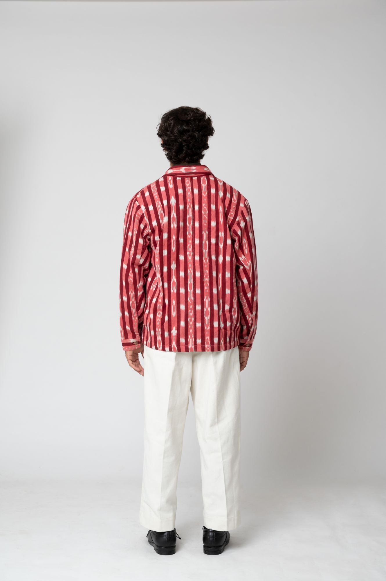 Idar | Ikat Red Motif Jacket