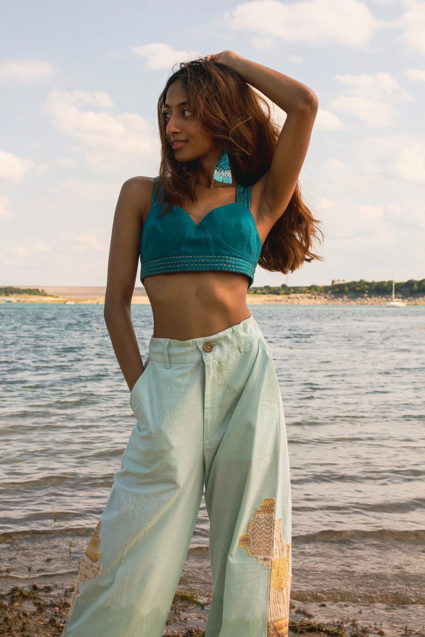 Samudram | Coral Bralette