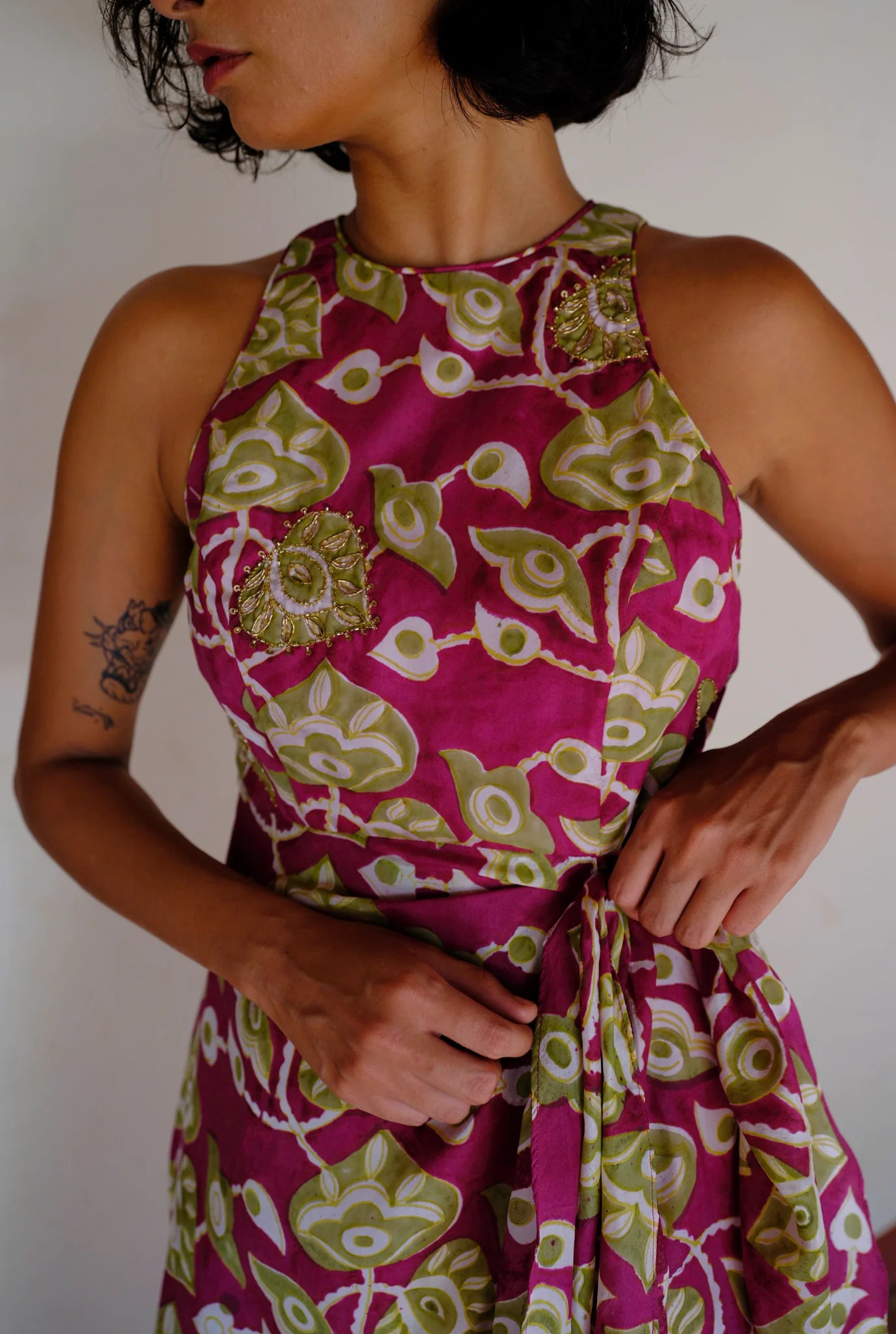 Jahan | Jewel Silk Dress