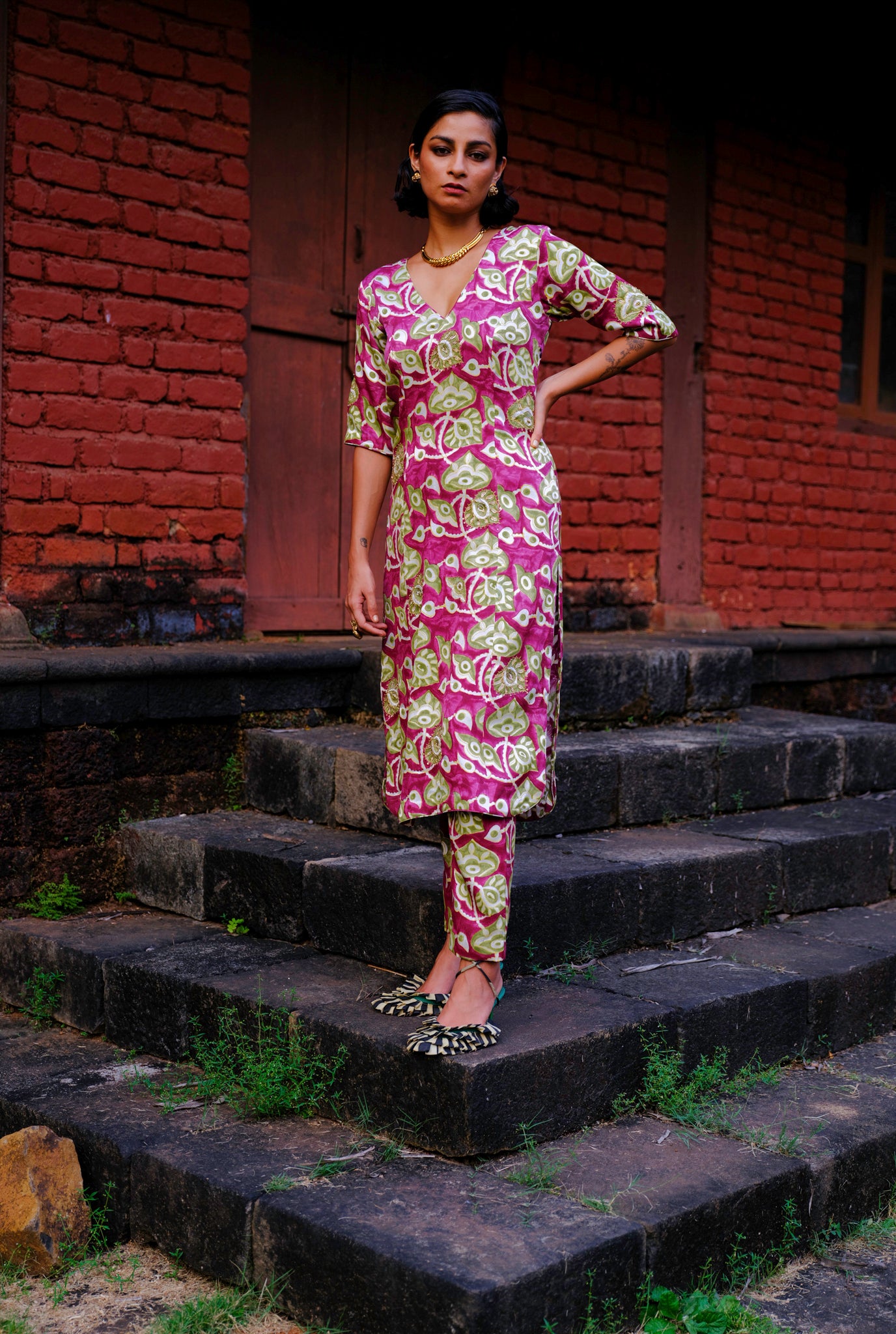 Velu | Printed Kurta Set