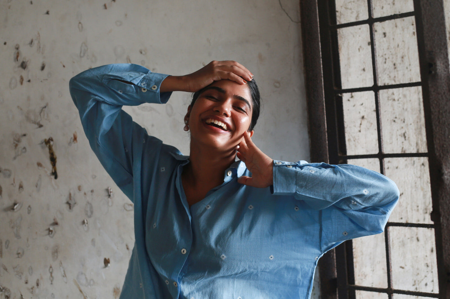 Light Indigo Core | Oversized Shirt