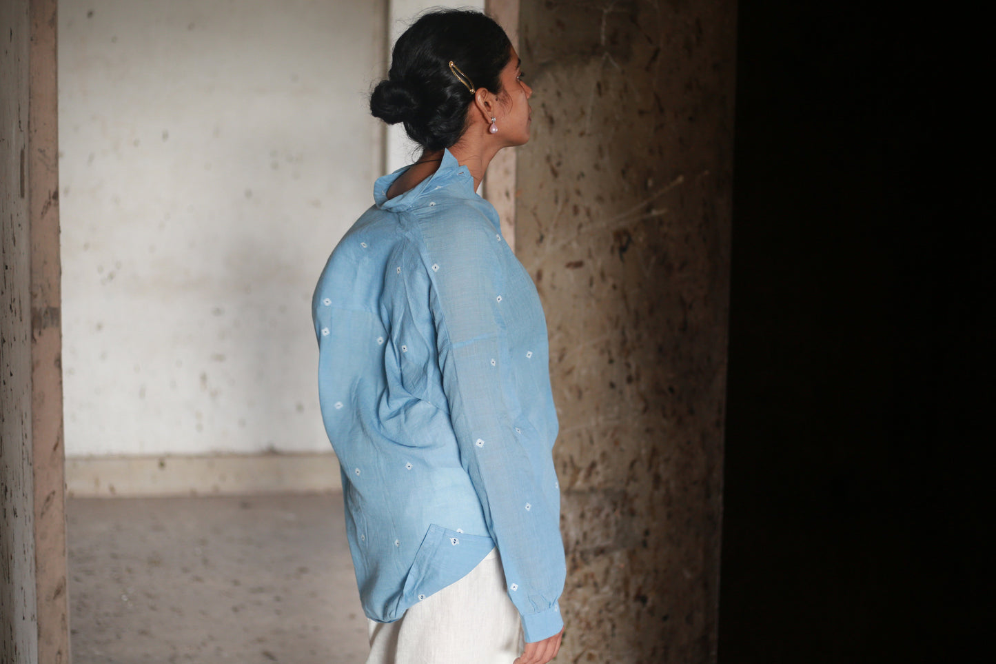 Light Indigo Core | Oversized Shirt