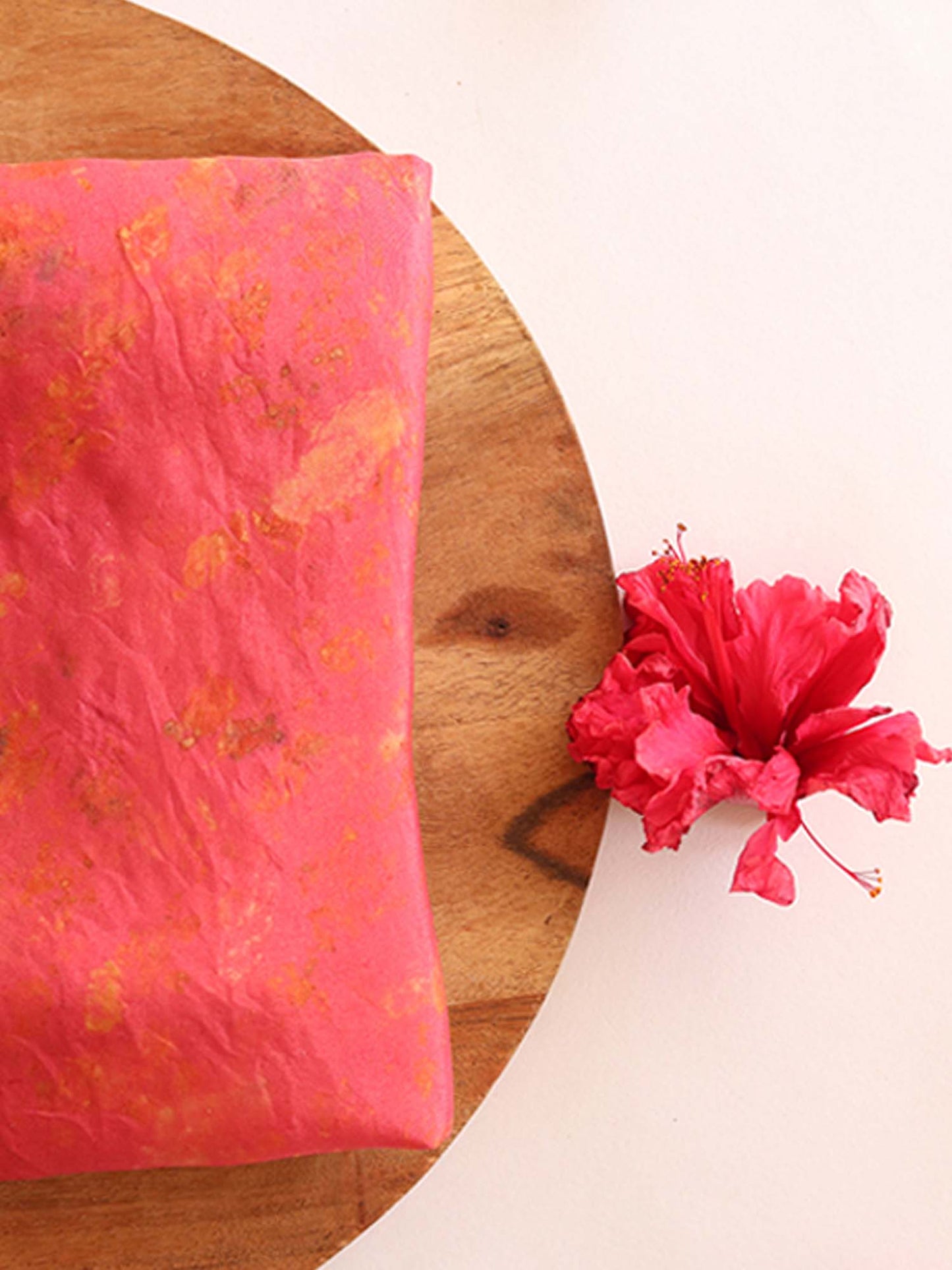 Savni | Eco Printed Habutai Silk Yardage