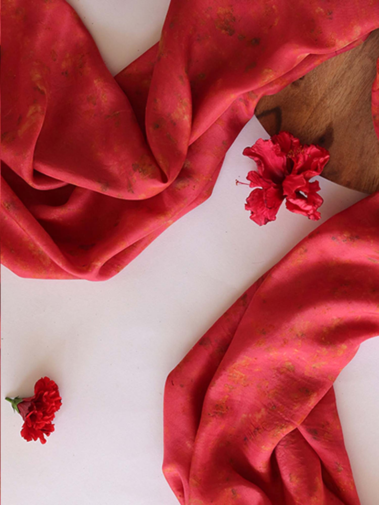 Savni | Eco Printed Habutai Silk Yardage