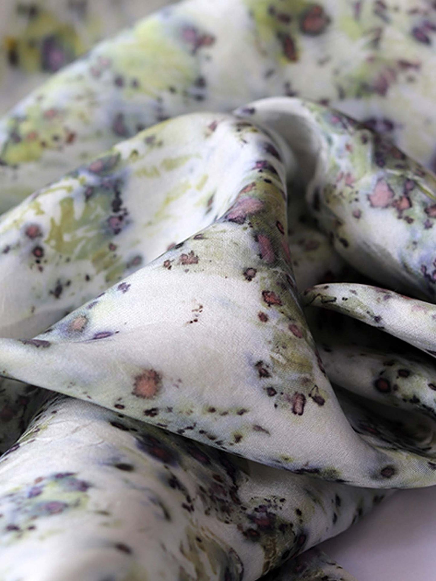 Lily | Eco Printed Habutai Silk Yardage