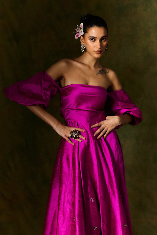 Surahi | Silk Dress