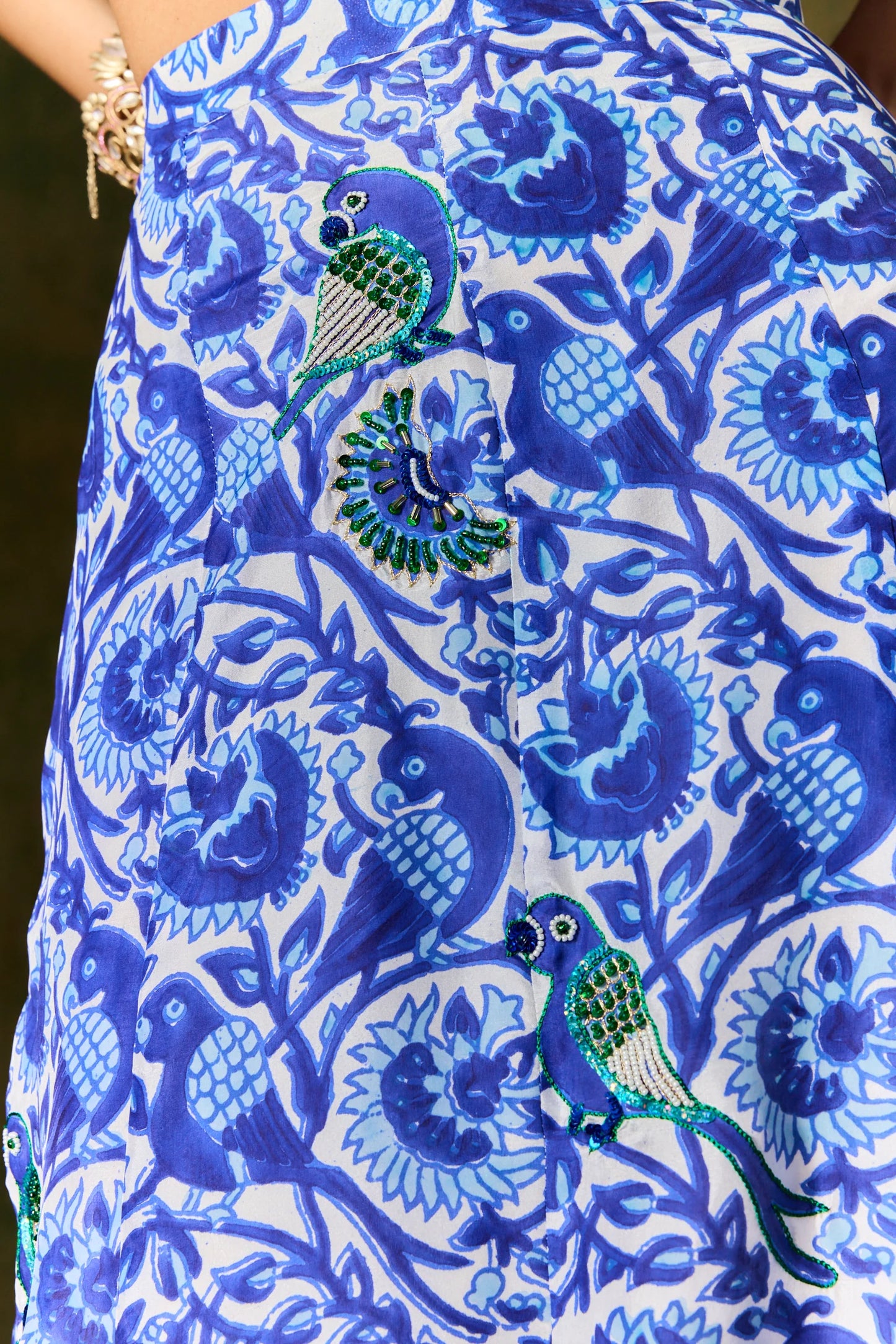 Shalimar | Silk Bralette and Skirt Set