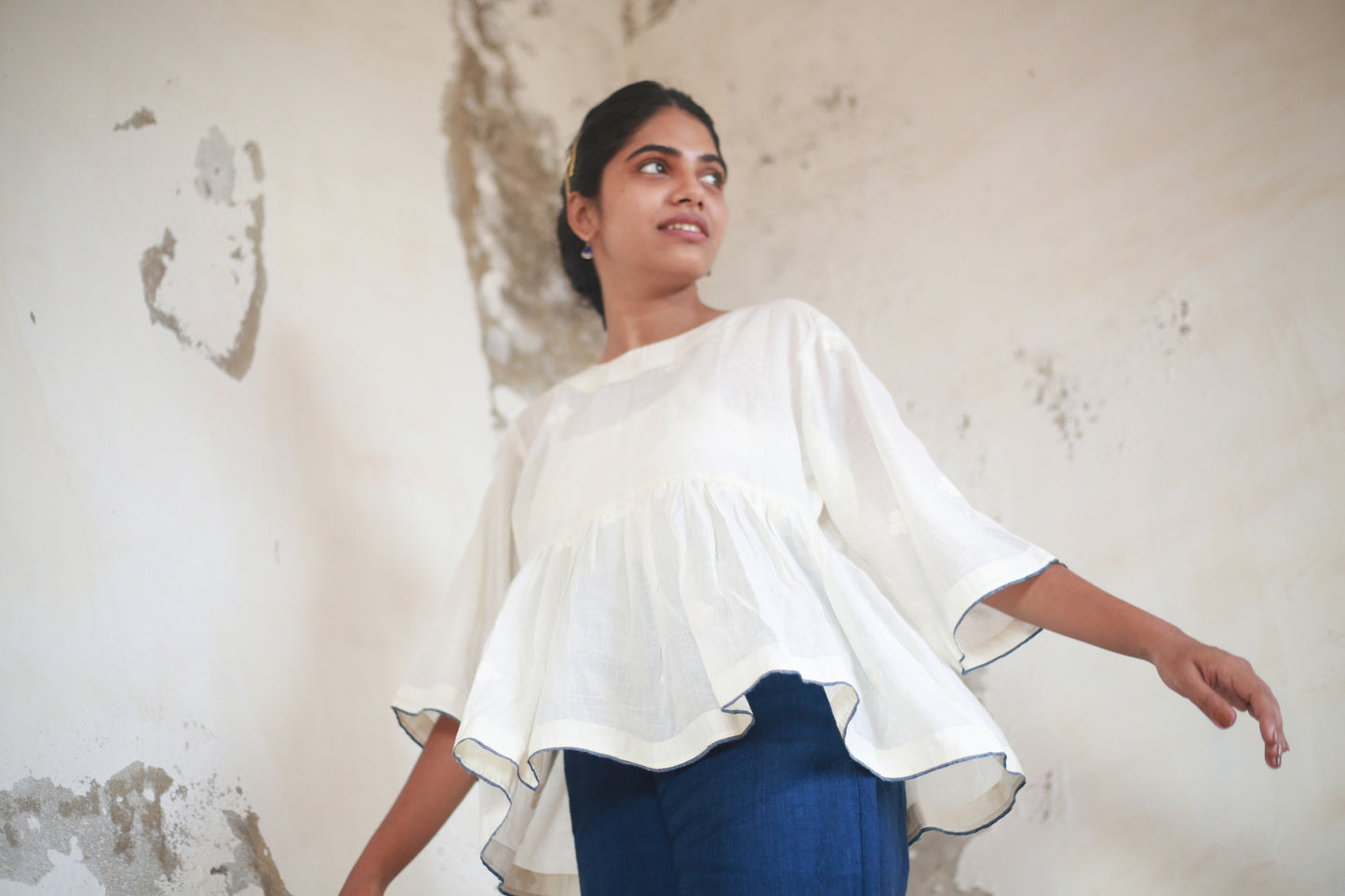 Athangudi | Zero-Neck Top