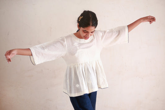 Athangudi | Zero-Neck Top