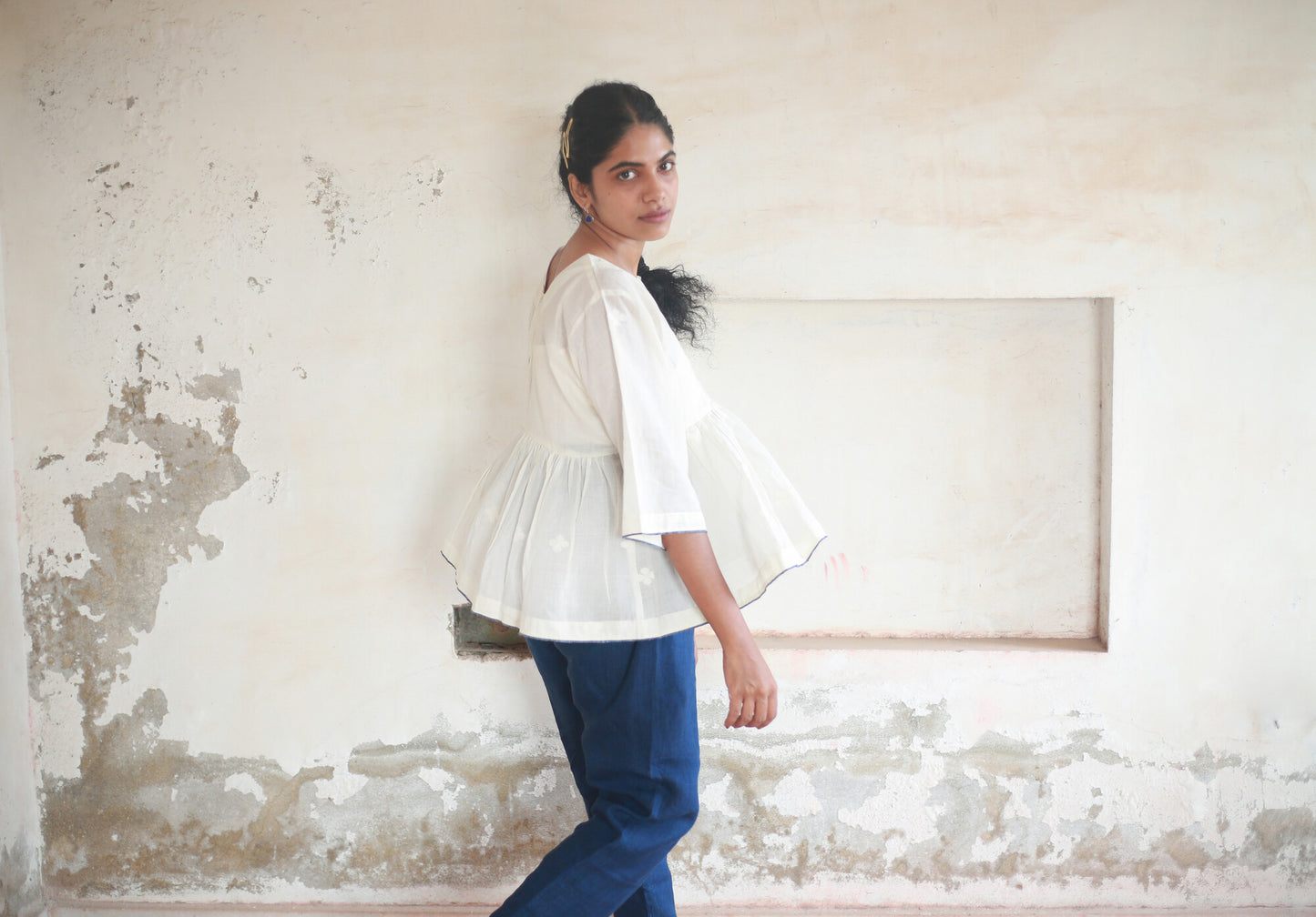 Athangudi | Zero-Neck Top