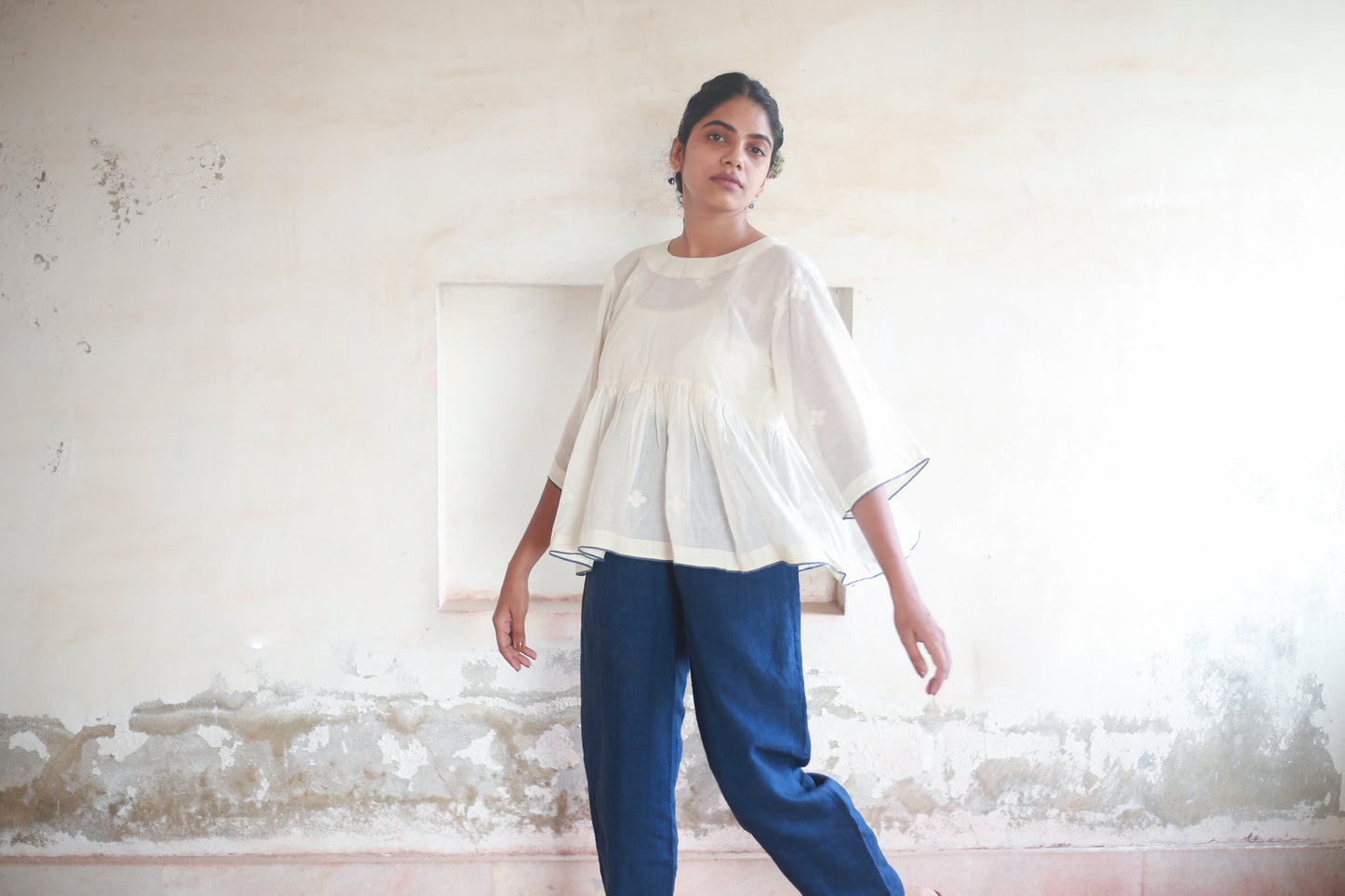 Athangudi | Zero-Neck Top