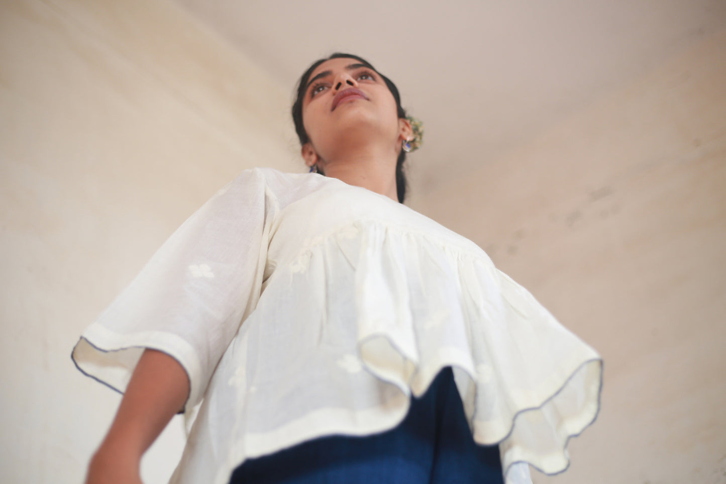 Athangudi | Zero-Neck Top