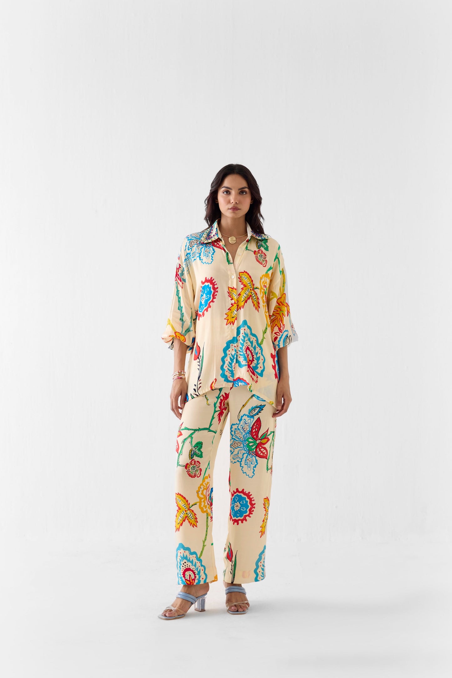SANGANER SHIRT AND TROUSERS CO-ORD | Co-ord — image 1