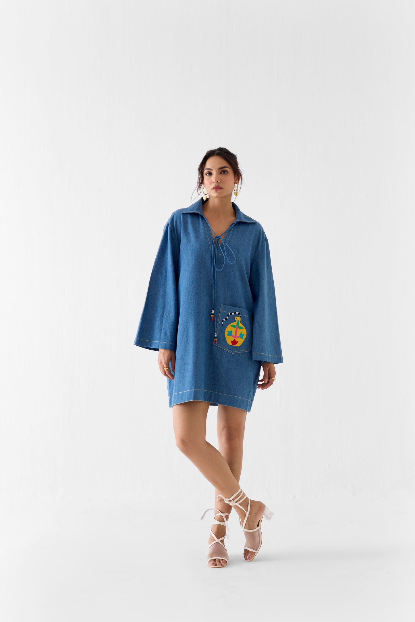 INDIGO SHORT DRESS | DRESS — image 1