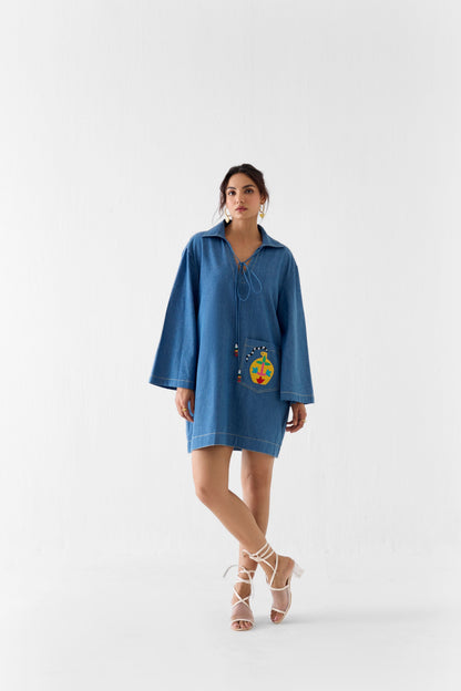 INDIGO SHORT DRESS | DRESS — image 1
