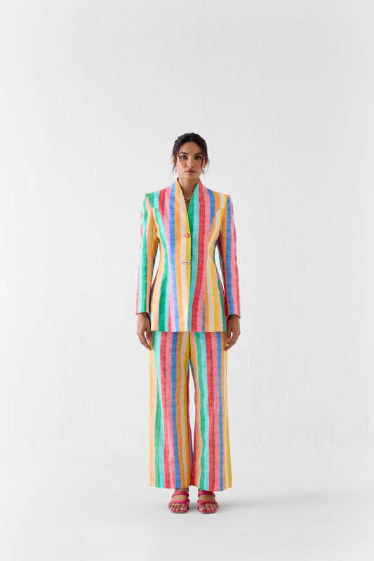 LEHER BLAZER AND TROUSERS CO-ORD | Co-ord — image 1