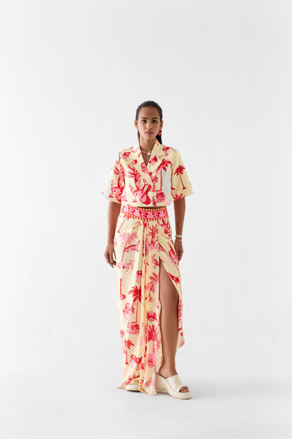 SAWAI CROP BLAZER AND SKIRT CO-ORD | Co-ord — image 1