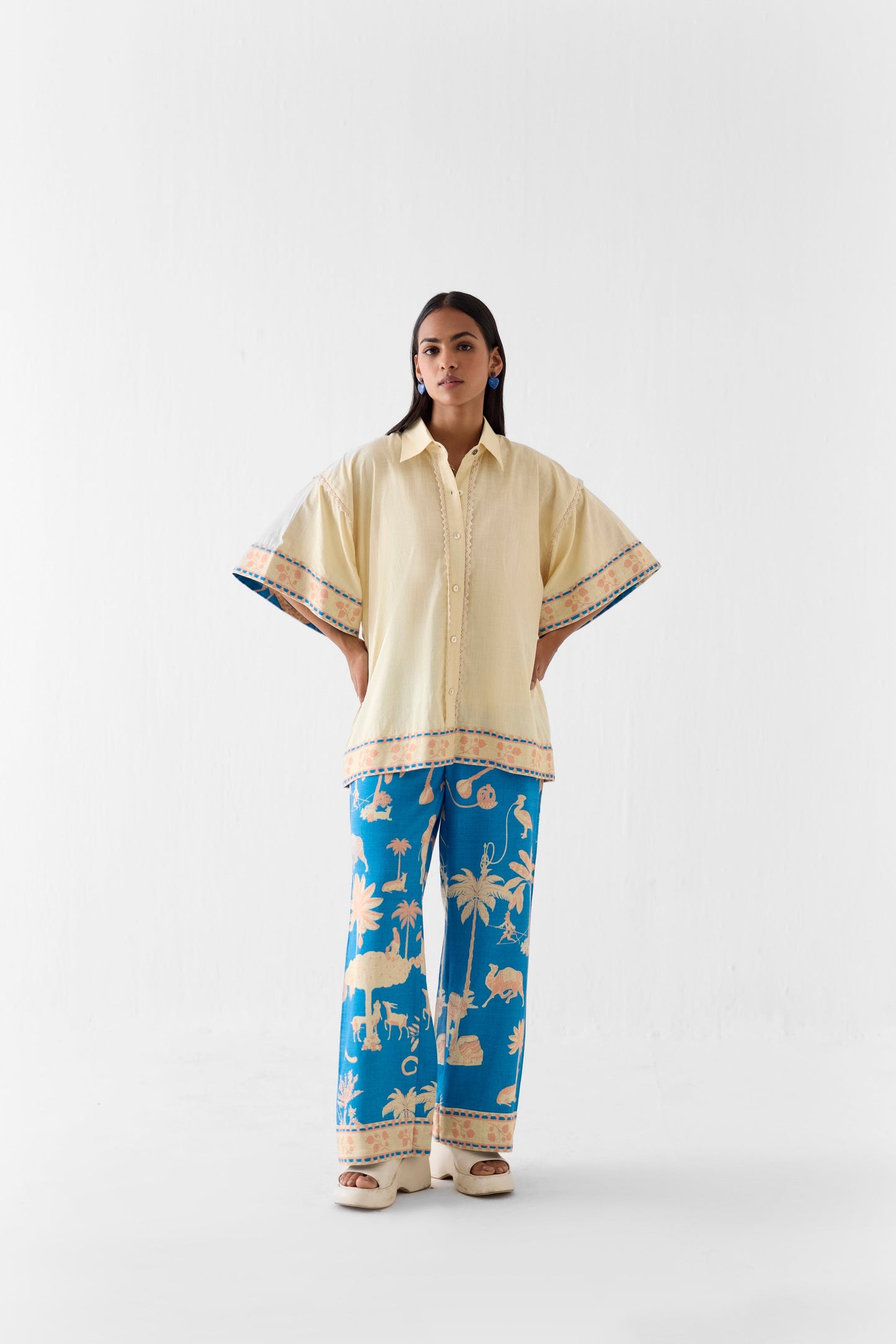 JAIPUR BOXY SHIRT & TROUSERS | Co-ord — image 1
