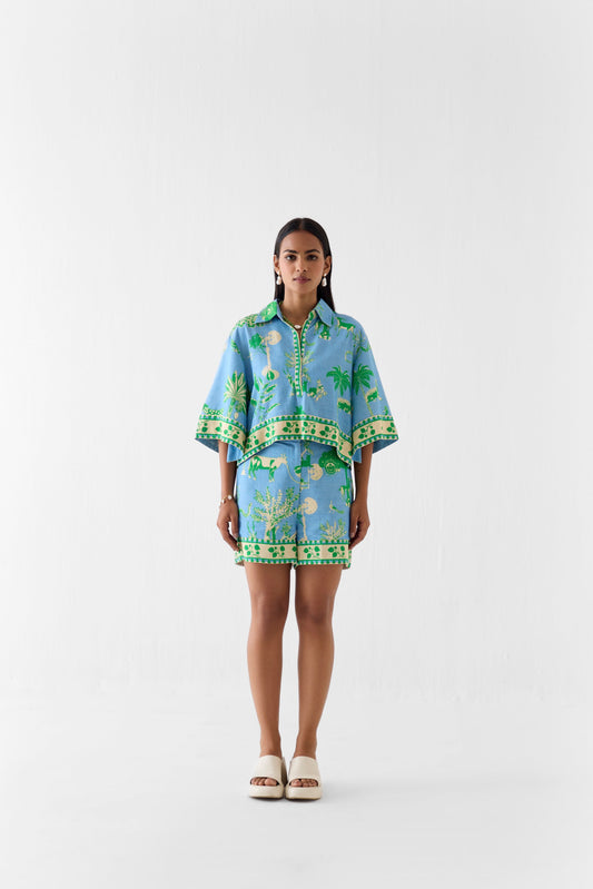 NILA CROP TOP & SHORTS | Co-ord — image 1