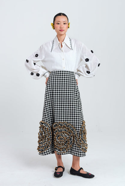 Groove | Black - White Skirt — image 1