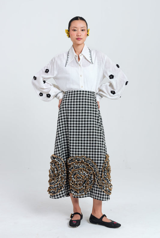 Groove | Black - White Skirt — image 1