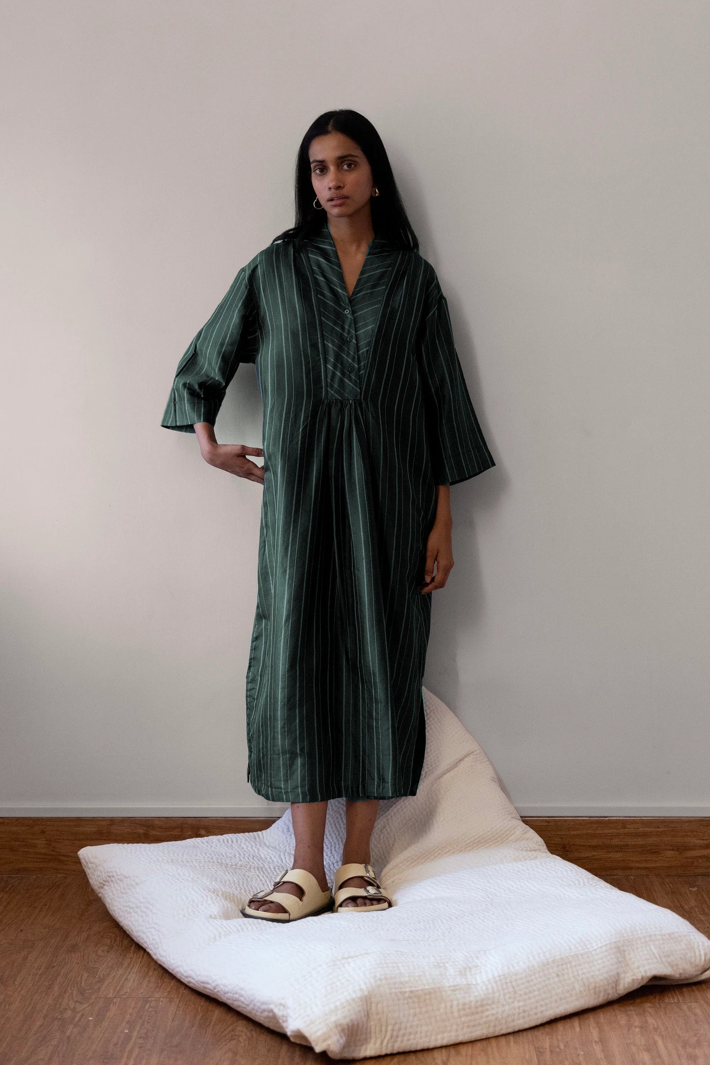 Sisam | Oversized Silk Kaftan