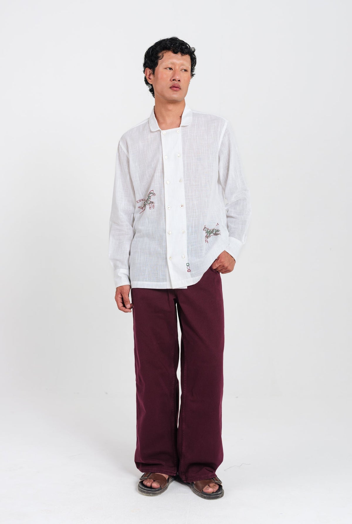 Moon | White Dance Shirt — image 1