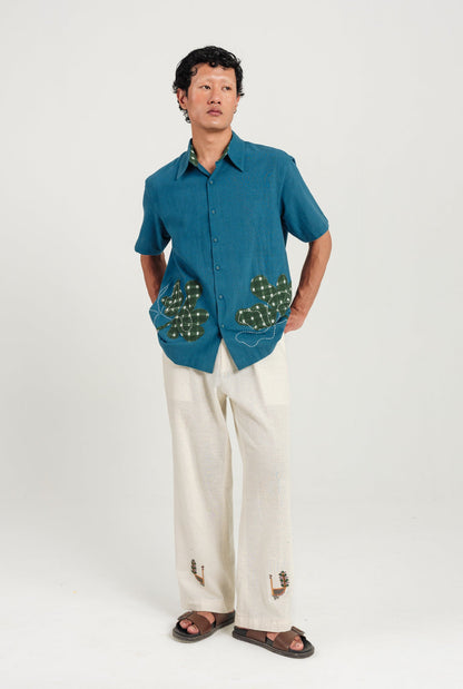 Ether | Blue Men's Shirt — image 1