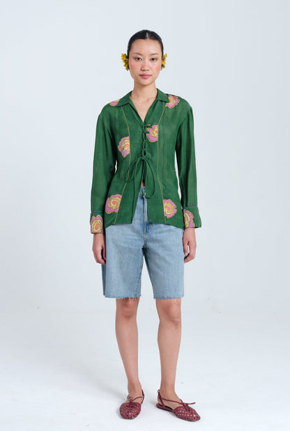 Flow | Green Blouse — image 1