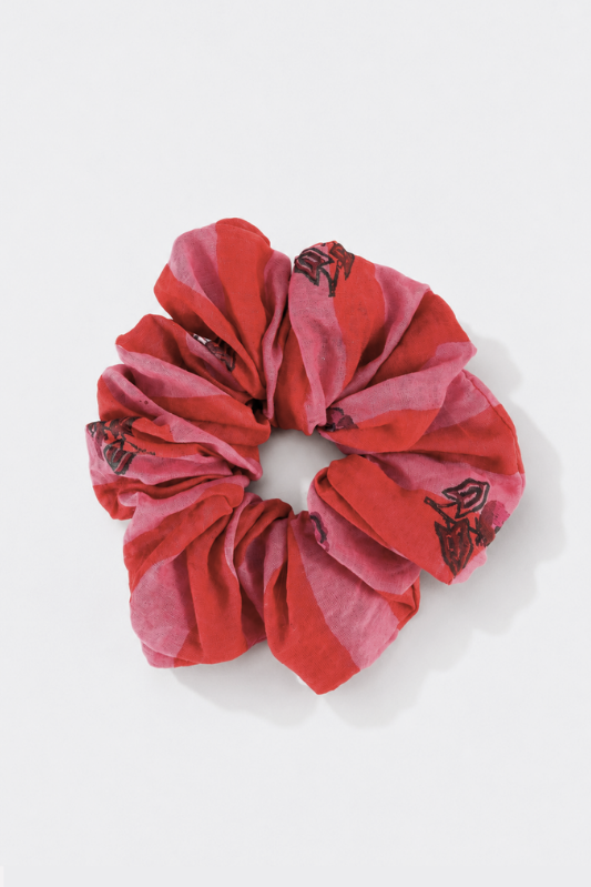 Spring | Red - Pink Scrunchie — image 1