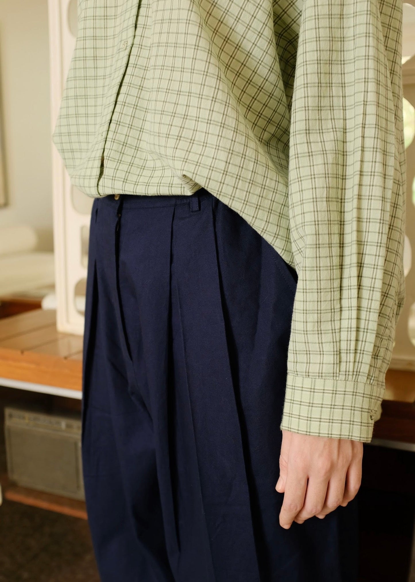 Cole | Tailored Navy Dress — image 1