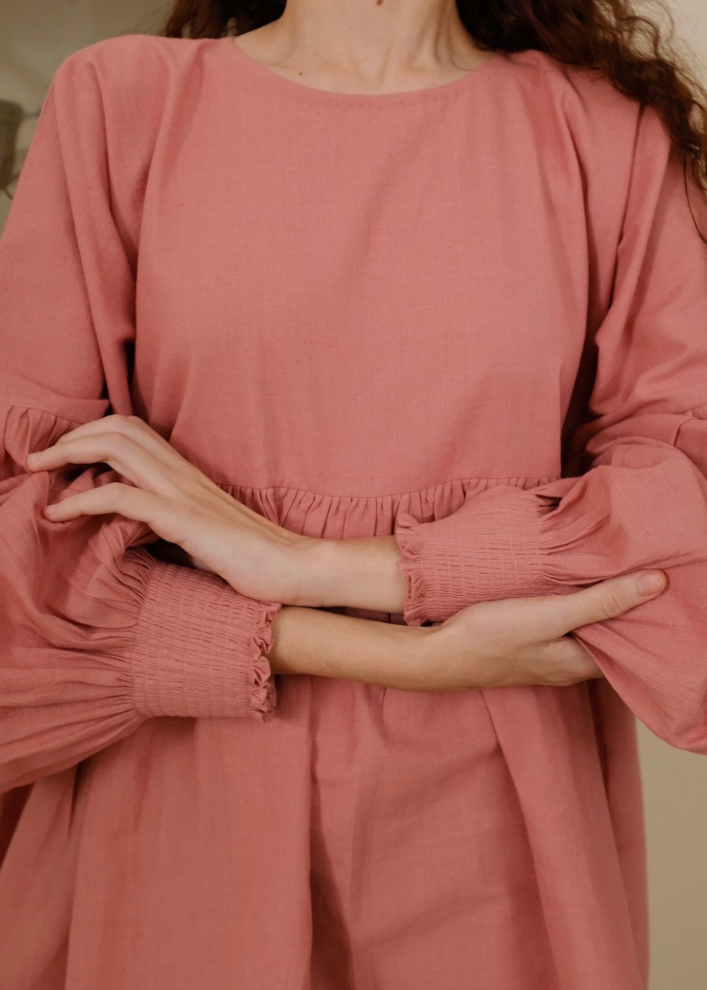 Peggy | Red Cotton Top — image 1