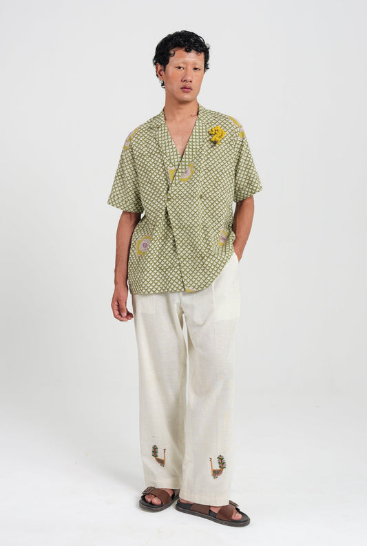 Panna | Green Men's Shirt — image 1