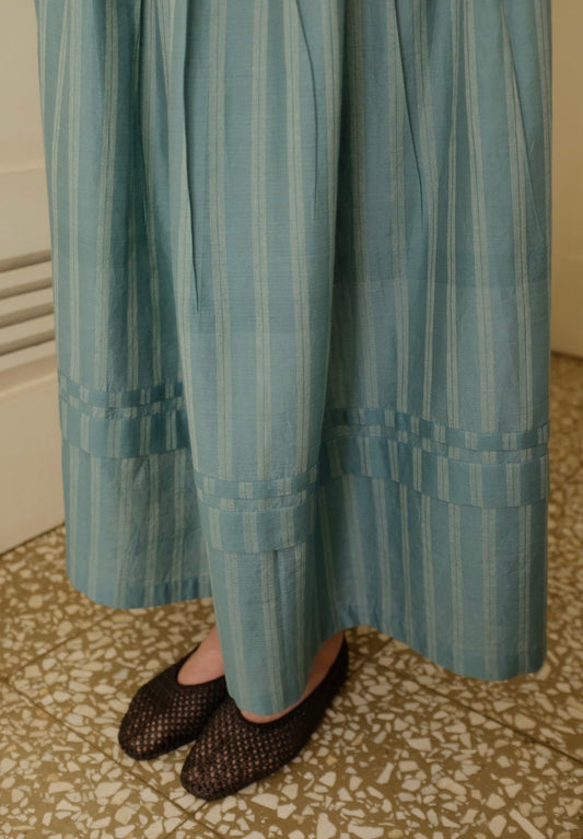 Wren | Stripes Silk Skirt — image 1