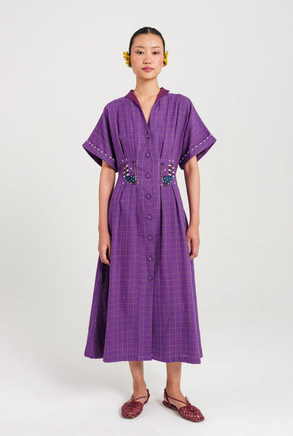 Drift | Purple Midi Dress — image 1