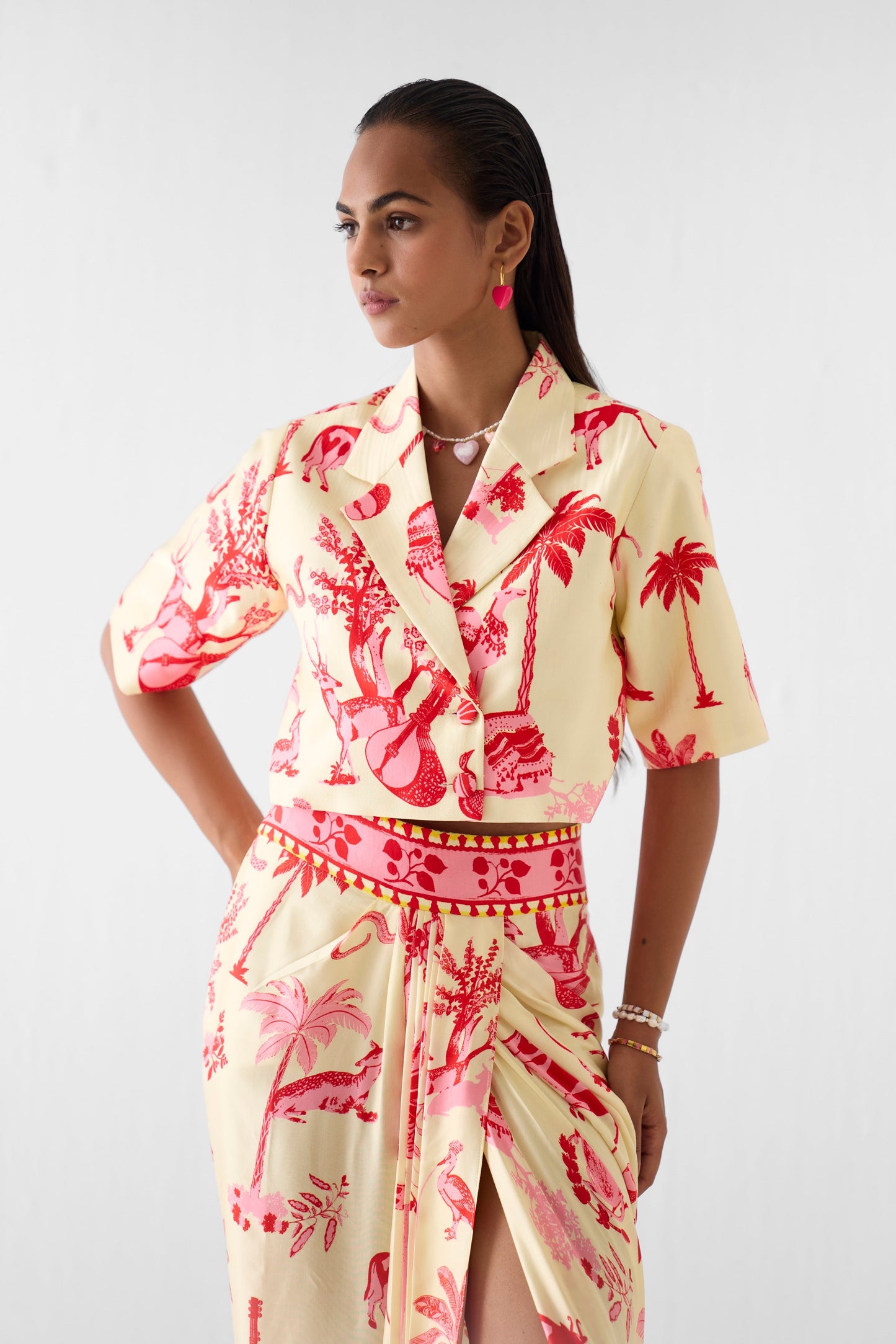 SAWAI CROP BLAZER AND SKIRT CO-ORD | Co-ord — image 2