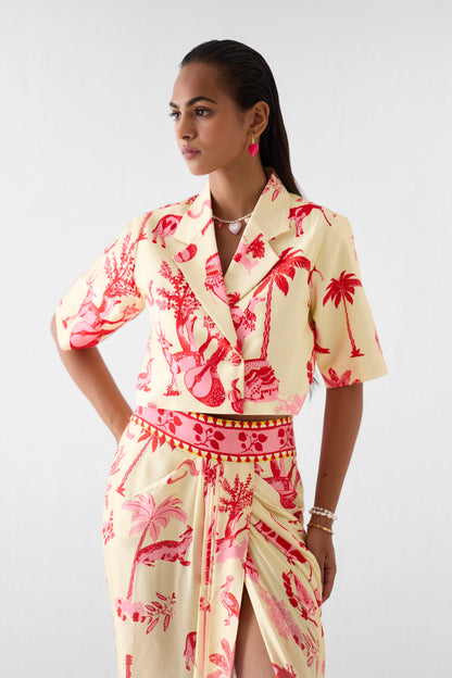 SAWAI CROP BLAZER AND SKIRT CO-ORD | Co-ord — image 2