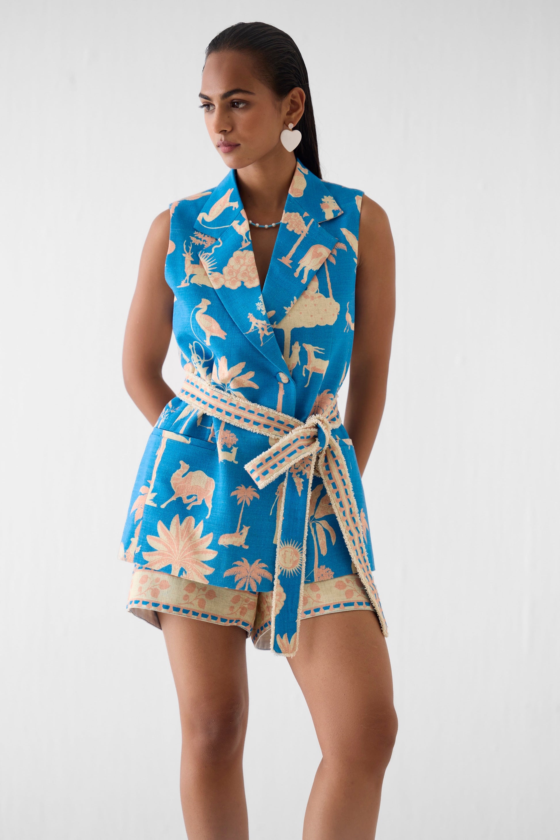 JAIPUR BLAZER AND SHORTS | Co-ord — image 2
