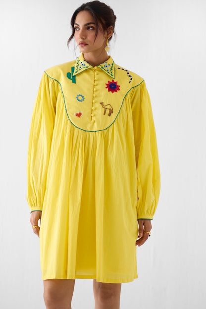 PEELA MULMUL DRESS | DRESS — image 2