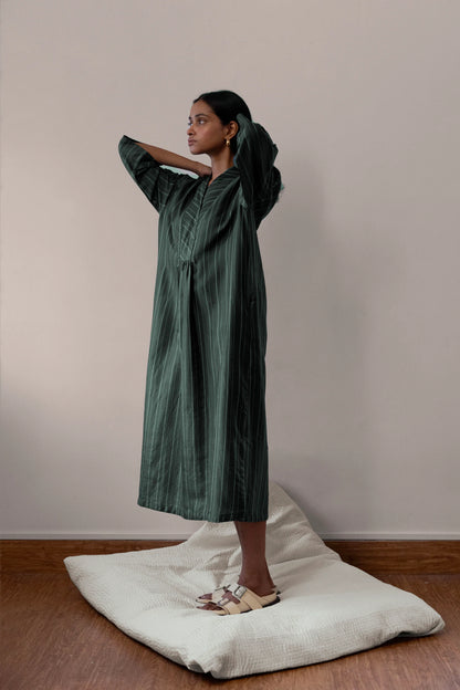 Sisam | Oversized Silk Kaftan