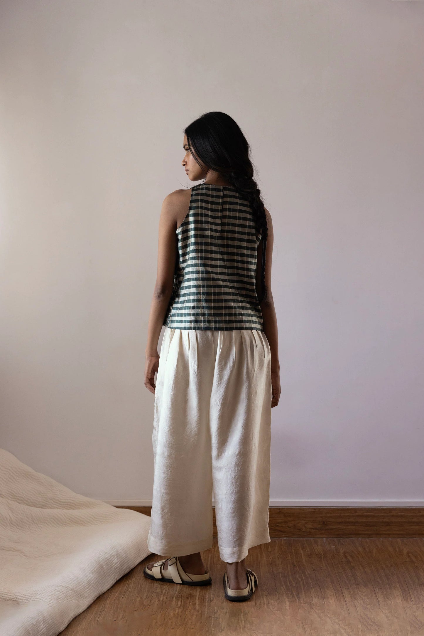 Anghedi |Silk Pants