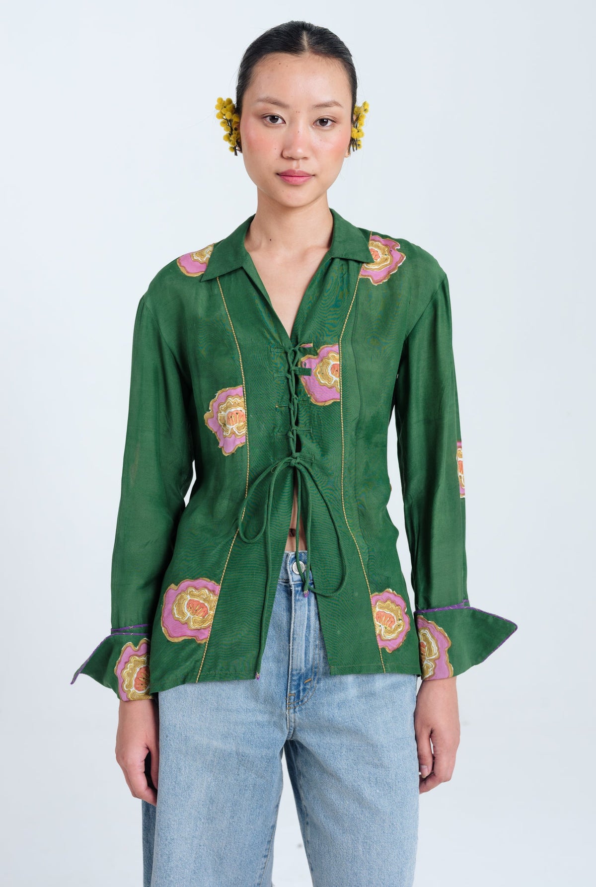 Flow | Green Blouse — image 2