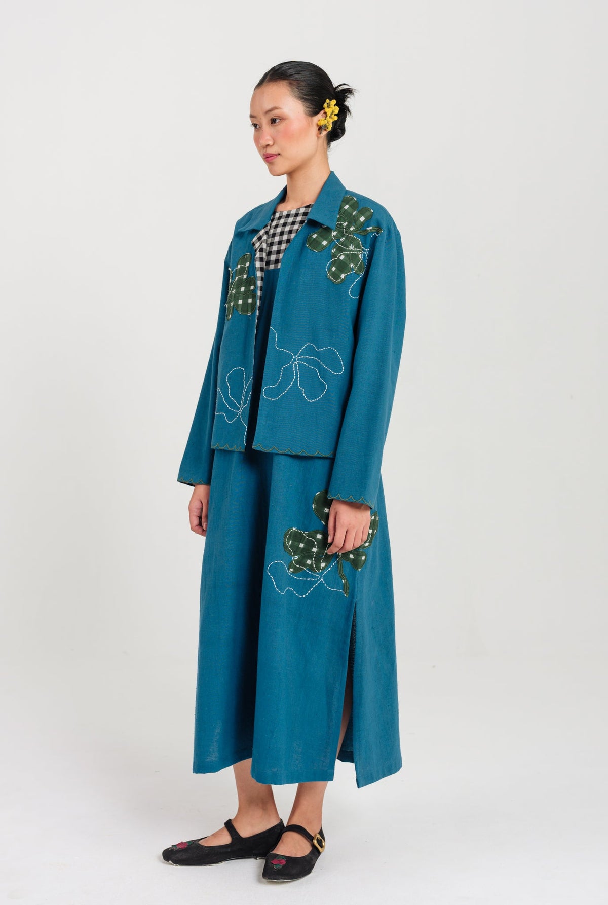 Ether | Blue Handloom Jacket — image 2
