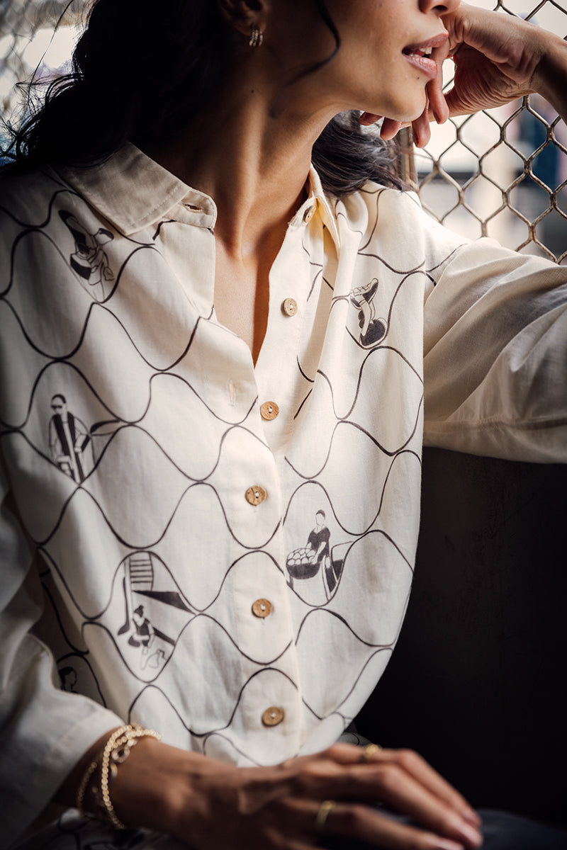 Jaali | Handpainted Shirt — image 2