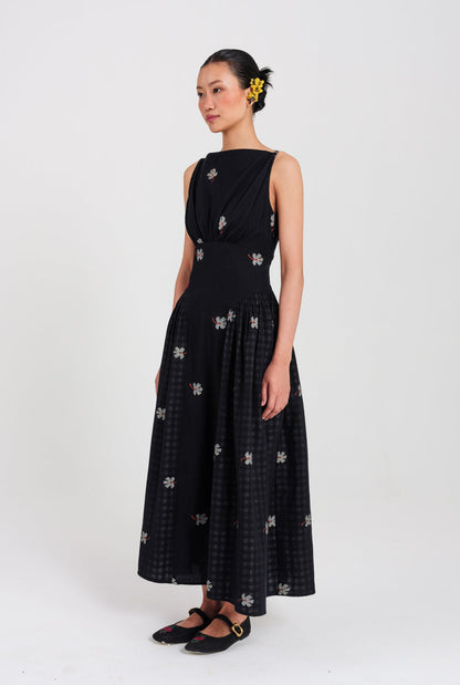 Leap | Black Panel Dress — image 2