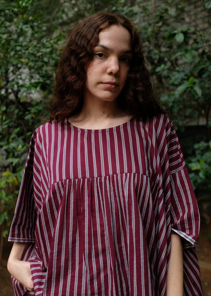 Alana | Wine stripes Top — image 2