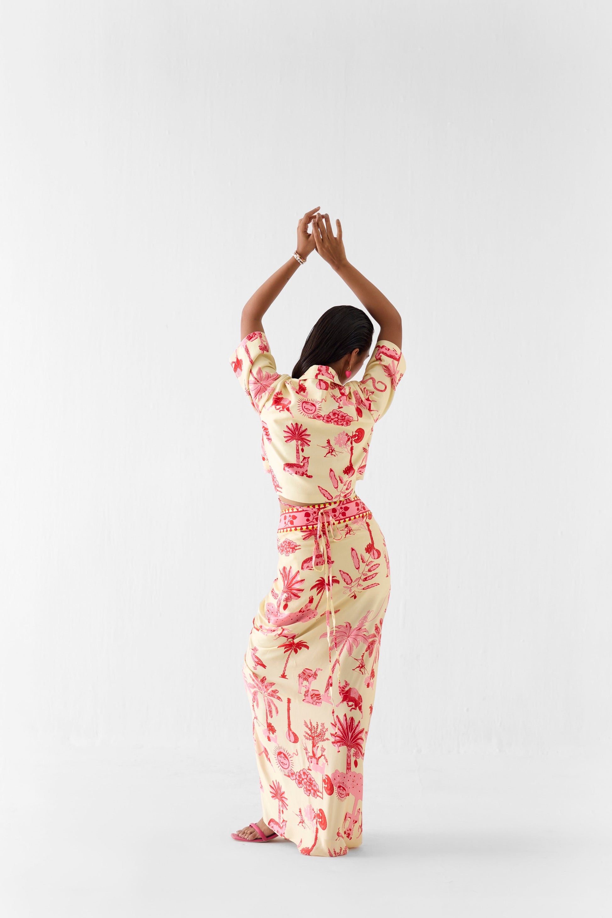 SAWAI CROP BLAZER AND SKIRT CO-ORD | Co-ord — image 3