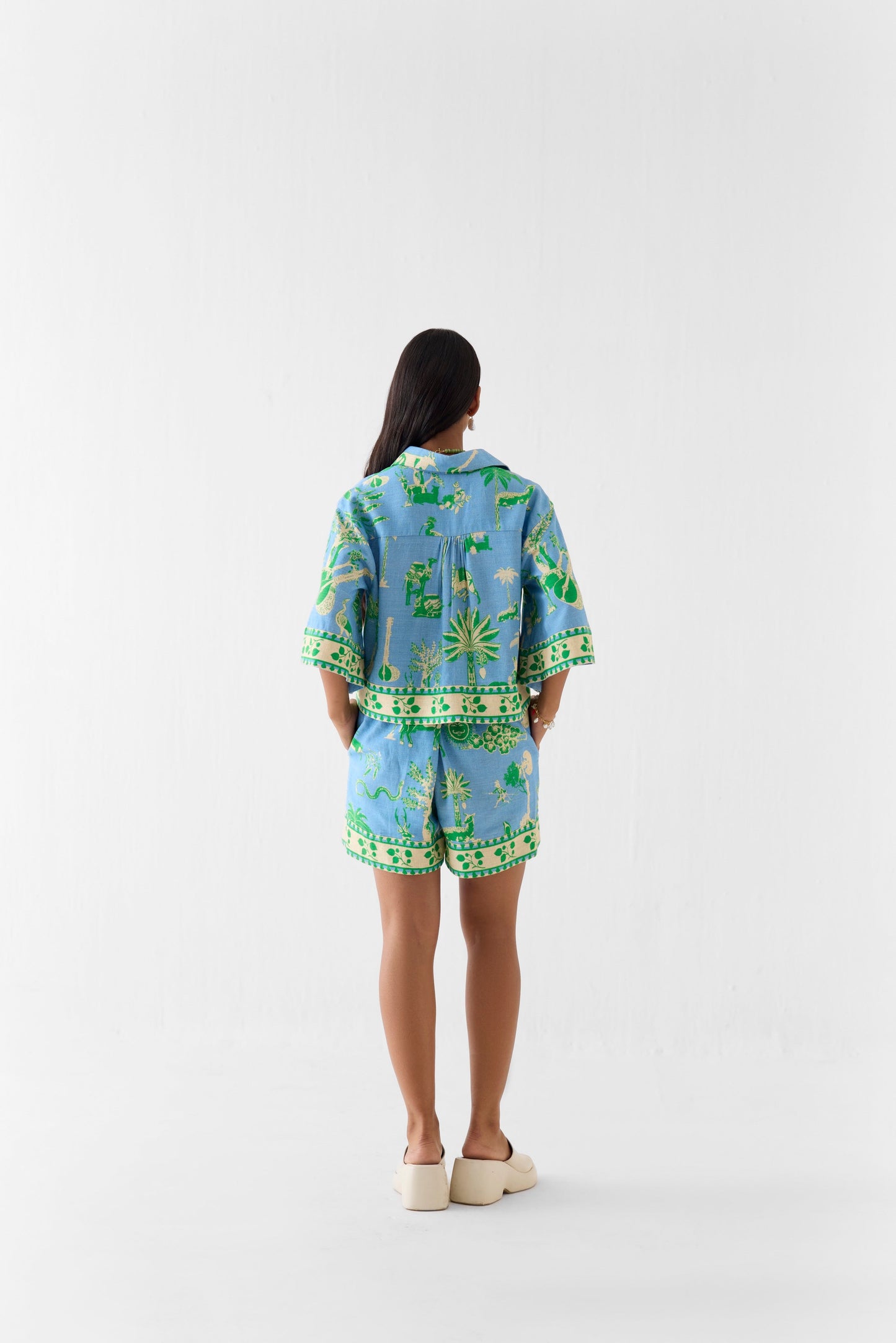 NILA CROP TOP & SHORTS | Co-ord — image 3