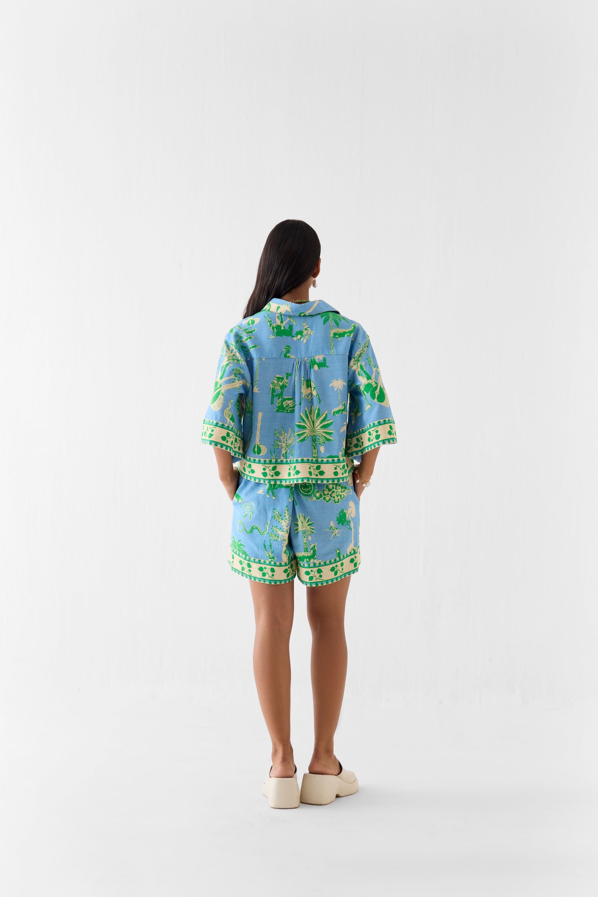 NILA CROP TOP & SHORTS | Co-ord — image 3