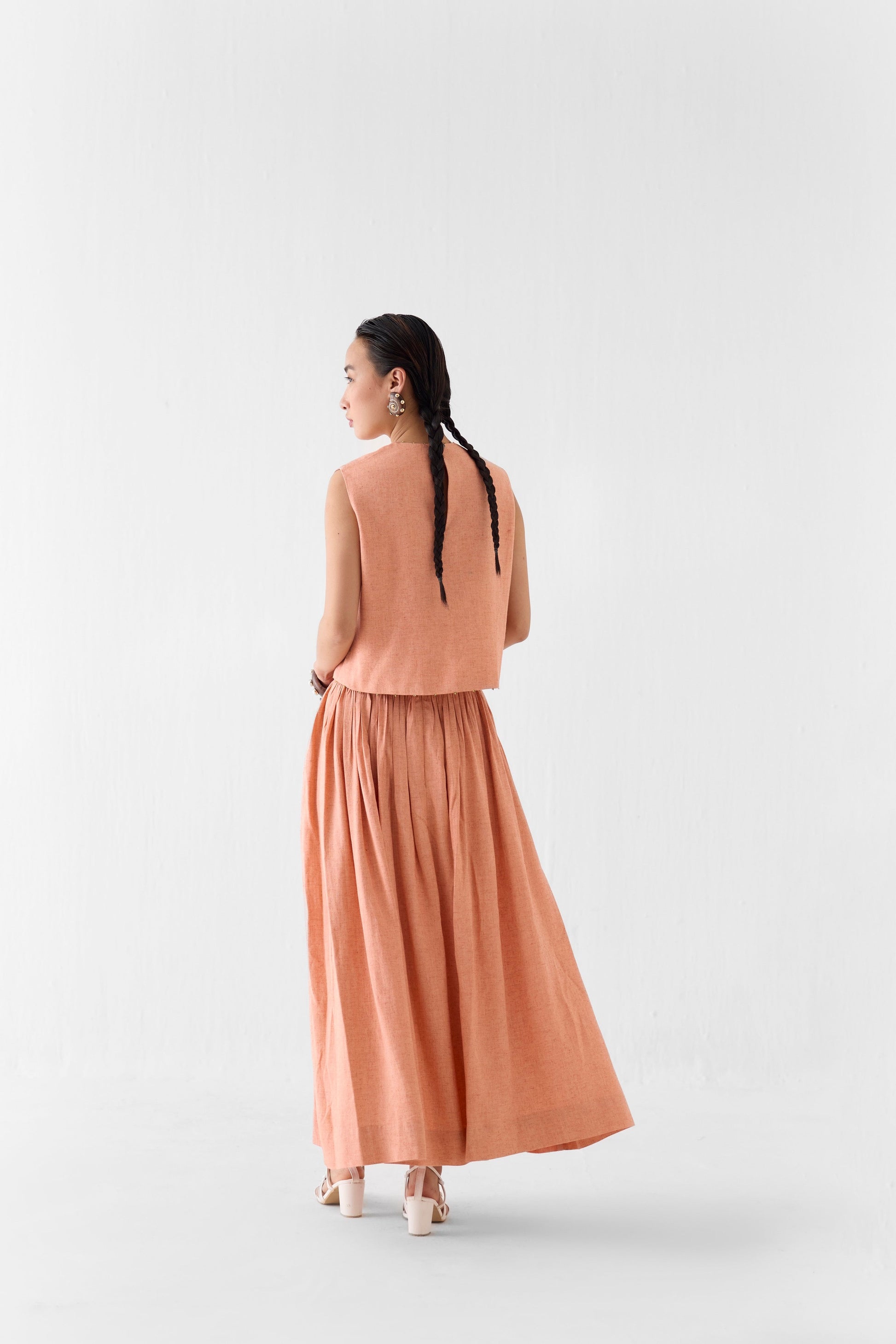 SAHARA LINEN CROP TOP & SKIRT CO-ORD | Co-ord — image 3